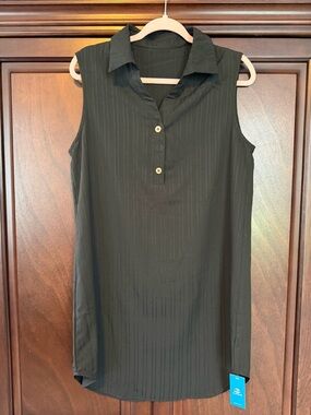 NWT Sleeveless Collared Dress by CUPSHE